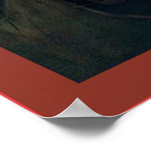 Old Cowboy ~ Vintage Bierwerbung Poster (Ecke)