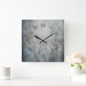 old cracked wall quadratische wanduhr (Zuhause)