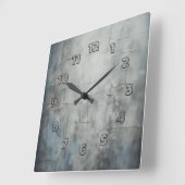 old cracked wall quadratische wanduhr (Winkel)