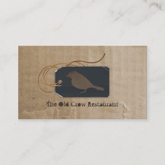 Old Crow Business Cards Visitenkarte (Vorderseite)