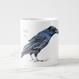 Old Crow-Cup, Raven-Bild Jumbo-Tasse