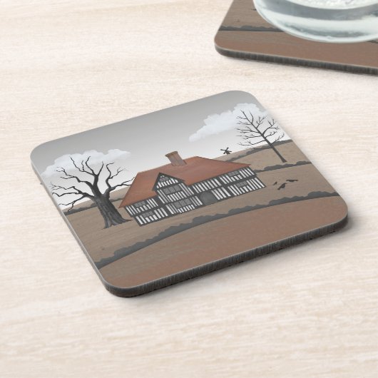 Old Crow Manor Getränkeuntersetzer (Linke Seite)