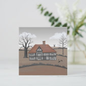 Old Crow Manor Karte (Stehend Vorderseite)