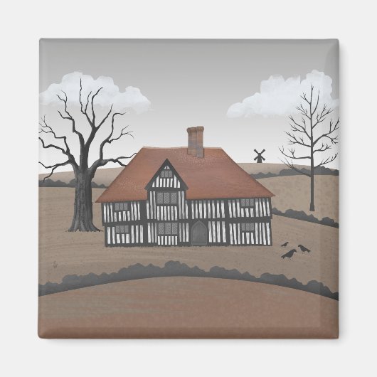 Old Crow Manor Magnet (Vorne)