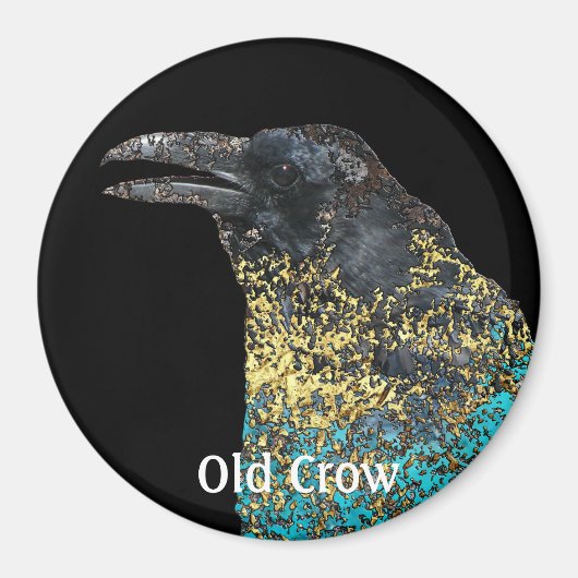 Old Crow Talking Canyons, New Mexico Magnet (Vorne)