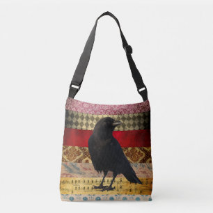 Old Crow Tote Tragetaschen Mit Langen Trägern