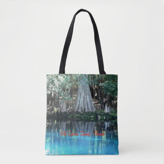 Old Cypress Treflection Spring Tote Bag Tasche (Vorderseite)
