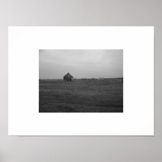 Old Decrepit Stall - Fotografie drucken Poster (Vorne)