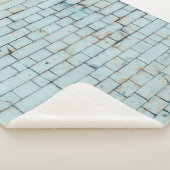 Old dirty white brick wall backgroundabstract, age sherpadecke (3/4)