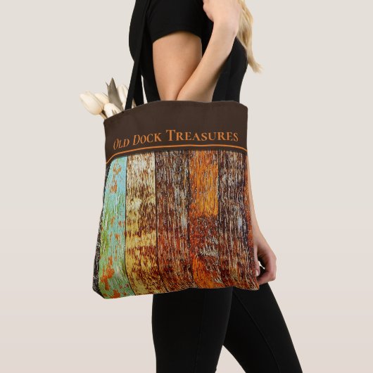 Old Dock Treasures Tote Bag. Sea-worn style. Tasche (Von Nahem)