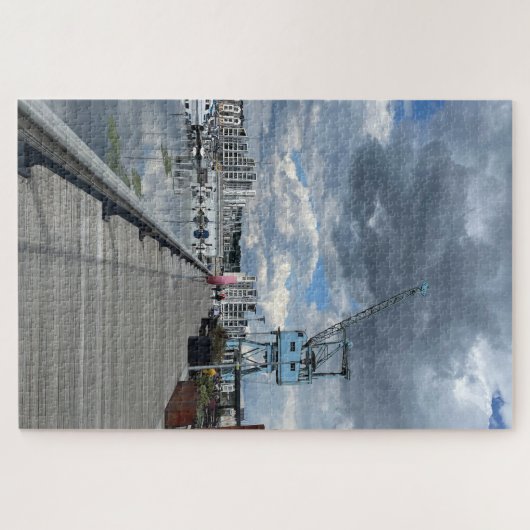 Old Dockside Crane Puzzle (Horizontal)