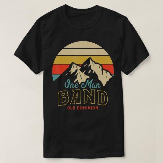Old Dominion One Man Band Mountains T-Shirt (Design vorne)
