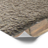 Old Door & Balcony - Rustikale italienische Archit Poster (Ecke)