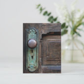 Old Door Knob - Postkarte (Stehend Vorderseite)
