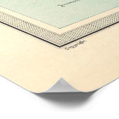 Old Dundee Scotland Map (1912) Poster (Ecke)