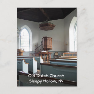 Old Dutch Church in Sleepy Hollow, New York Postkarte