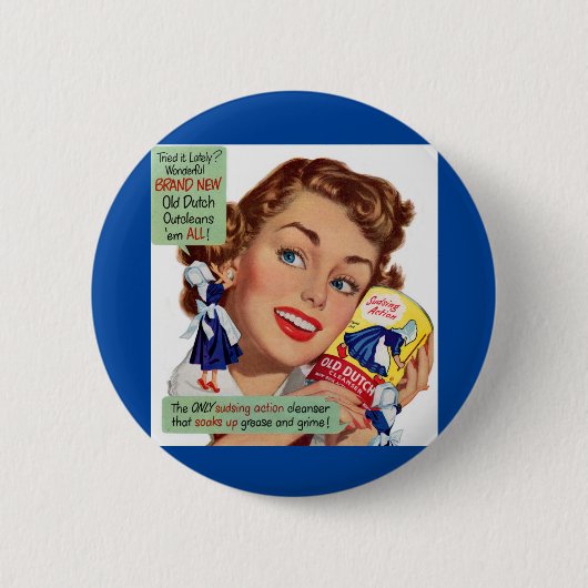 Old Dutch Cleanser Lady Button (Vorderseite)