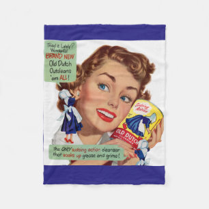 Old Dutch Cleanser Lady Fleecedecke
