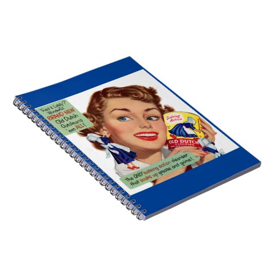 Old Dutch Cleanser Lady Notizblock (Rechte Seite)