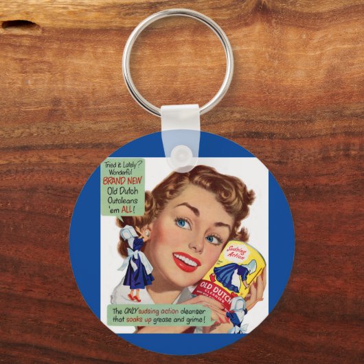 Old Dutch Cleanser Lady Schlüsselanhänger (Vorderseite)