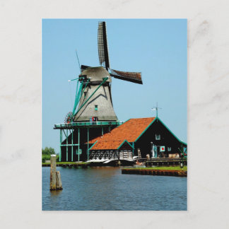 Old Dutch Windmill Postkarte