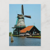 Old Dutch Windmill Postkarte (Vorderseite)