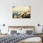 OLD EFFEKT FOTO auf Leinwand des MAGGIORE Sees dru (Insitu (Schlafzimmer))