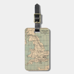 Old England Map Gepäckanhänger