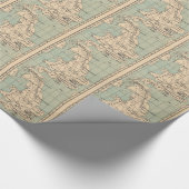 Old England Map Geschenkpapier (Ecke)