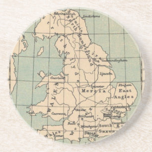 Old England Map Getränkeuntersetzer