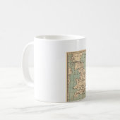 Old England Map Kaffeetasse (Vorderseite Links)