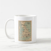Old England Map Kaffeetasse (Links)