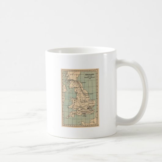 Old England Map Kaffeetasse (Rechts)