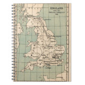 Old England Map Notizblock (Vorderseite)