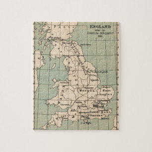 Old England Map Puzzle