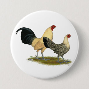 Old English Cream Buttercups Button
