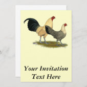 Old English Cream Buttercups Einladung (Vorne/Hinten)