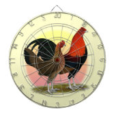 Old English Game Bantam: BB Red Dartscheibe (vorne)