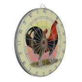 Old English Game Bantam: BB Red Dartscheibe (Vorderseite Links)