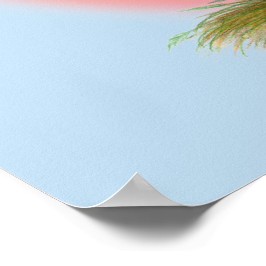 Old English Game Bantam: BB Red Poster (Ecke)