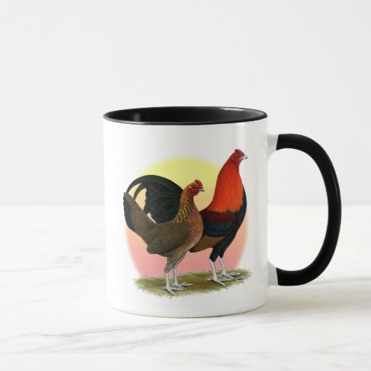 Old English Game Bantam:  BB Red Tasse (Rechts)
