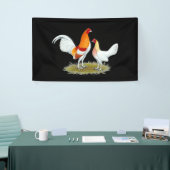 Old English Game Bantam: Red Pyle Banner (Messeveranstaltung)