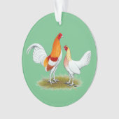 Old English Game Bantam: Red Pyle Ornament (Vorderseite)