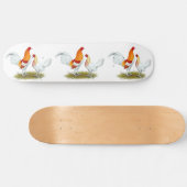 Old English Game Bantam: Red Pyle Skateboard (Horizontal)