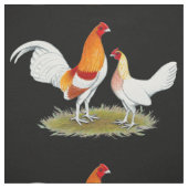 Old English Game Bantam: Red Pyle Stoff (Muster)