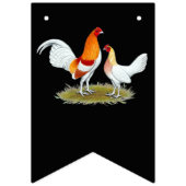 Old English Game Bantam: Red Pyle Wimpelkette (Erste Fahne)