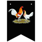 Old English Game Bantam: Red Pyle Wimpelkette (Dritte Fahne)