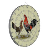Old English Game Bantams: BB Red Pair Dartscheibe (Vorderseite Links)