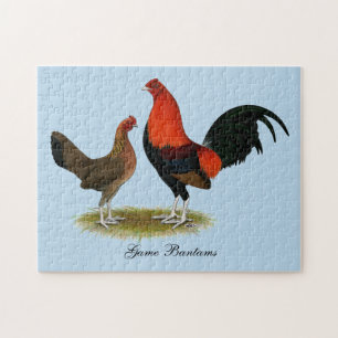 Old English Game Bantams: BB Red Pair Puzzle
