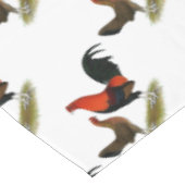 Old English Game Bantams: BB Red Pair Tischdecke (Schrägansicht)